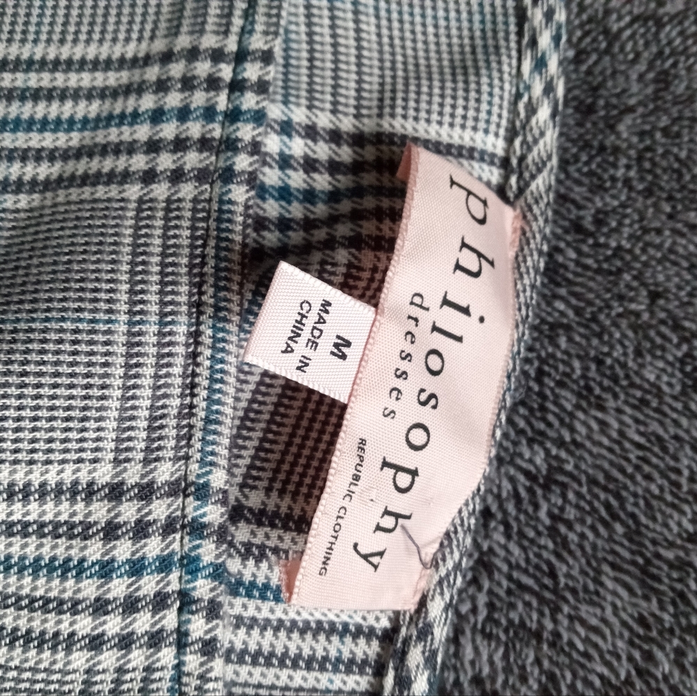 Philosophy Plaid Dress - image 4